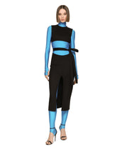 Belted jersey calf-length dress -  | Dolce & Gabbana