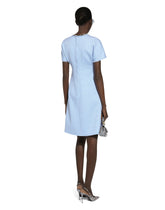 Raschel tweed midi dress with DG logo -  | Dolce &amp; Gabbana