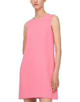 Short A-line Cady Dress In Green -  | Dolce & Gabbana