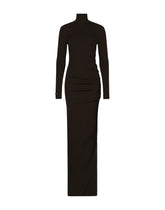 Long jersey Milano rib dress -  | Dolce &amp; Gabbana