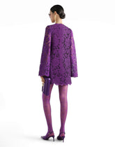 Cordonetto lace short dress -  | Dolce &amp; Gabbana