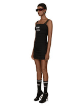 Draped spandex jersey mini dress DGVIB3 -  | Dolce & Gabbana