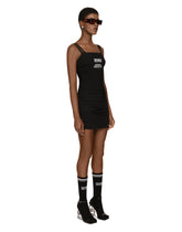 Draped spandex jersey mini dress DGVIB3 -  | Dolce & Gabbana