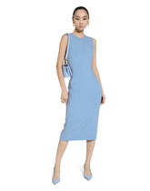 Wool crepe sheath longuette dress -  | Dolce &amp; Gabbana