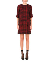 Short tweed a-line dress -  | Dolce & Gabbana