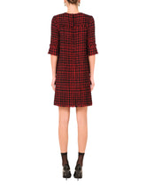 Short tweed a-line dress -  | Dolce & Gabbana