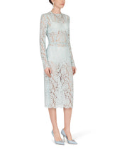 Lace midi dress -  | Dolce & Gabbana