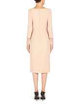 LONGUETTE V-NECK IN CADY FABRIC -  | Dolce & Gabbana