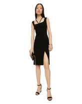 Sleeveless jersey calf-length dress -  | Dolce &amp; Gabbana