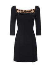 Short double crepe dress -  | Dolce & Gabbana
