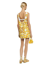 Short majolica-print brocade dress -  | Dolce &amp; Gabbana