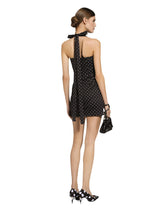 Short cotton corset dress with polka-dot print -  | Dolce &amp; Gabbana
