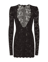 Short floral lace dress -  | Dolce &amp; Gabbana