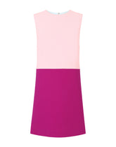 Short multi-colored crepe dress -  | Dolce & Gabbana