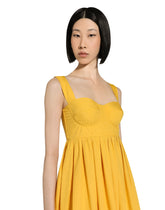 Short cotton corset dress -  | Dolce &amp; Gabbana