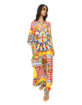 Carretto-print twill caftan -  | Dolce & Gabbana