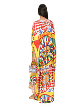 Carretto-print twill caftan -  | Dolce & Gabbana