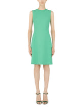 Wool midi fit-and-flare dress -  | Dolce & Gabbana