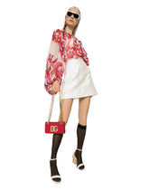 Majolica-print chiffon top -  | Dolce & Gabbana