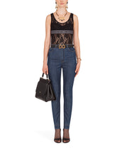 LACE TOP WITH BRANDED ELASTIC -  | Dolce & Gabbana