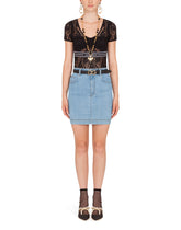 LACE TOP WITH BRANDED ELASTIC -  | Dolce & Gabbana