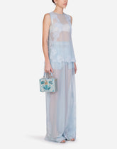 Chifffon top with lace -  | Dolce & Gabbana
