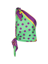 One-shoulder top scarf with dots -  | Dolce & Gabbana