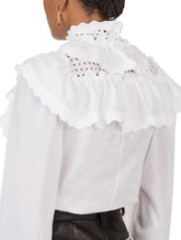 COTTON BLOUSE WITH FLOUNCE DETAILING -  | Dolce & Gabbana