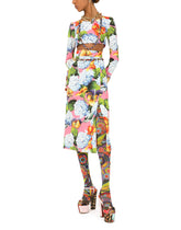 Hydrangea-print cady top -  | Dolce & Gabbana