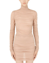 Jersey top with draping -  | Dolce &amp; Gabbana