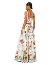 Calendar-print poplin corset -  | Dolce & Gabbana