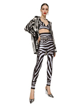 Zebra-print jersey top -  | Dolce & Gabbana