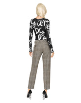 Technical jersey bodysuit with graffiti logo print -  | Dolce & Gabbana