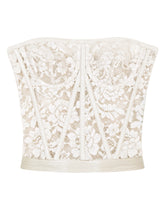 Laminated lace bustier -  | Dolce & Gabbana