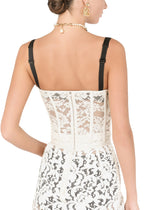 Laminated lace bustier -  | Dolce & Gabbana