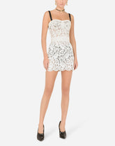 Laminated lace bustier -  | Dolce & Gabbana