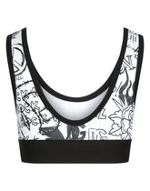 Jersey top with graffiti logo print -  | Dolce & Gabbana