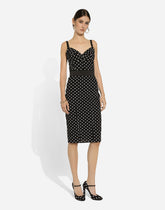 Polka-dot marquisette corset top -  | Dolce &amp; Gabbana