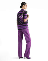 DG logo all-over print silk top -  | Dolce &amp; Gabbana