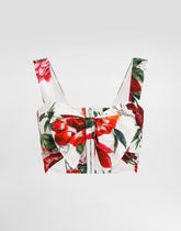 flower-print poplin top -  | Dolce &amp; Gabbana