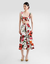 flower-print poplin top -  | Dolce &amp; Gabbana