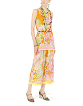 60s-print charmeuse tunic -  | Dolce & Gabbana