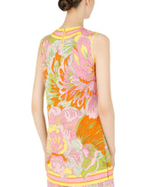60s-print charmeuse tunic -  | Dolce & Gabbana