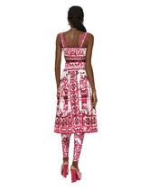 Majolica-print poplin top -  | Dolce & Gabbana