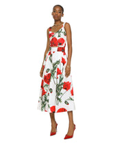 Poppy-print poplin corset -  | Dolce & Gabbana