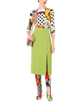 Patchwork charmeuse blouse -  | Dolce & Gabbana