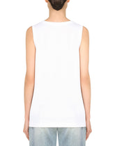 Jersey tank top with Dolce&amp;Gabbana loves you lettering -  | Dolce &amp; Gabbana