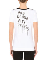 Jersey t-shirt with lettering -  | Dolce &amp; Gabbana