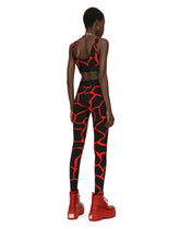Giraffe-print technical jersey bralette -  | Dolce & Gabbana