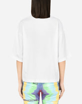 Jersey T-shirt with I love super model print -  | Dolce & Gabbana